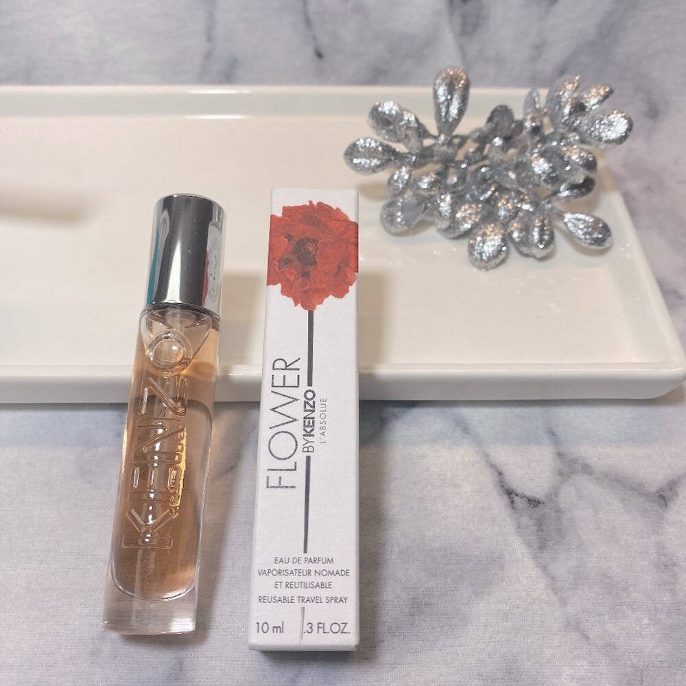 Kenzo FlowerByKenzo L’Absolue EDP Spicy Floral Saffron-Travel 10ml,0.3oz-BOX-NEW - Picture 6 of 10